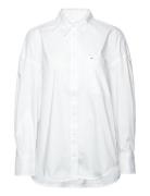 Tjw Ovs Cotton Shirt Ext White Tommy Jeans