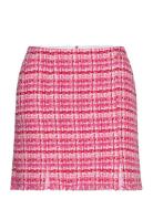 Boucle Skirt Pink Karl Lagerfeld