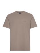 Overdyed Logo Loose Tee Brown Superdry Sport