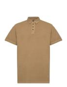 Landon Cotton Pique Polo Ss Khaki Fat Moose