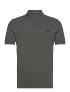 Plain Fred Perry Shirt Khaki Fred Perry
