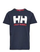 Jr Hh Logo T-Shirt Blue Helly Hansen