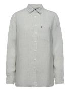 Isa Linen Shirt Blue Lexington Clothing