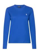 Long-Sleeve Jersey Crewneck Tee Blue Polo Ralph Lauren