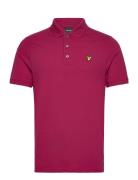 Plain Polo Shirt Burgundy Lyle & Scott