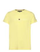 Tommy Logo Tee Yellow Tommy Hilfiger