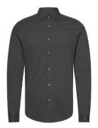 Long Sleeve Pique Jersey Shirt Grey French Connection
