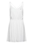 Tjw Essential Strappy Dress White Tommy Jeans