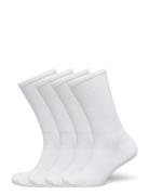 Sock 4 Pack Sporty Rib White Lindex