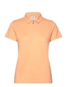 Peoria Ss Polo Shirt Orange Daily Sports