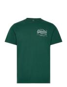 Classic Vl Heritage Chest Tee Green Superdry
