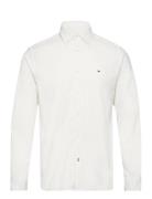 Flex Solid Corduroy Rf Shirt White Tommy Hilfiger