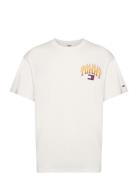Tjm Rlx Vintage Flame Tee White Tommy Jeans