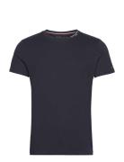 Tommy Logo Collar Tee Navy Tommy Hilfiger