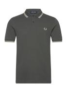 Twin Tipped Fp Shirt Grey Fred Perry