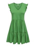 Onlmay Cap Sleev Fril Dress Jrs Noos Green ONLY