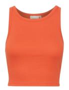 Drewgz Cropped Top Orange Gestuz