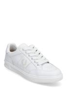 B440 Textured Leather White Fred Perry