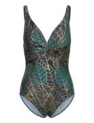 Nura Swimsuit Gold Green Missya