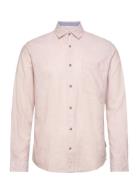 Cotton Linen Shirt Pink Tom Tailor