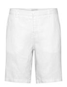 Cfpandrup 100% Linen Shorts White Casual Friday
