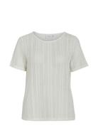 Vigardea O-Neck S/S Top Cream Vila