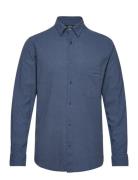 Cotton Linen Sune Shirt Blue Mads Nørgaard