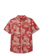 Charter Print S/S Wvn Red Brixton