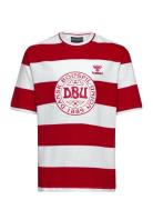 Dbu Fan 24 Striped Tee Kids Red Hummel