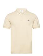 Slim Shield Ss Pique Polo Beige GANT