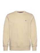 Reg Shield C-Neck Sweat Beige GANT