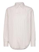 Rel Luxury Oxford Stripe Bd Shirt Beige GANT