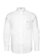 Reg Cotton Linen Shirt White GANT