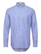 Reg Cotton Linen Shirt Blue GANT