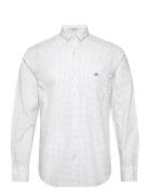 Reg Micro Print Shirt White GANT