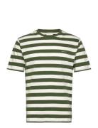 Stripe Ss T-Shirt Green GANT