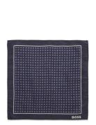 H-Pocket Sq-222 Navy BOSS