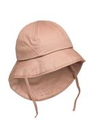 Sun Hat W. String Beige En Fant