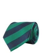 Striped Silk Tie Green Portia 1924