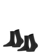 Basic Pure So 2P Black Esprit Socks