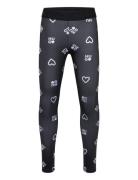 Leggings Black Hugo Kids