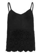 Vidan S/L Singlet Top Black Vila