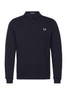 L/S Plain Fp Shirt Navy Fred Perry