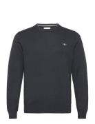 Classic Cotton C-Neck Black GANT