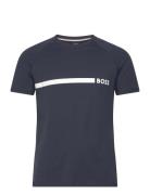 T-Shirt Rn Slim Fit Navy BOSS