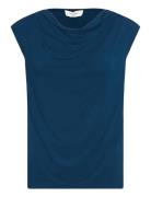 Rwbiarritz Ss Waterfall T-Shirt Blue Rosemunde