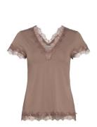 T-Shirt Ss Brown Rosemunde