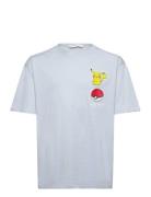 Pikachu Pokemon T-Shirt Blue Mango