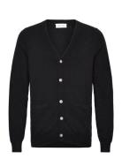 Man V Cardigan Black Davida Cashmere