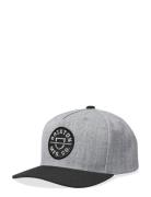 Crest C Mp Snapback Grey Brixton